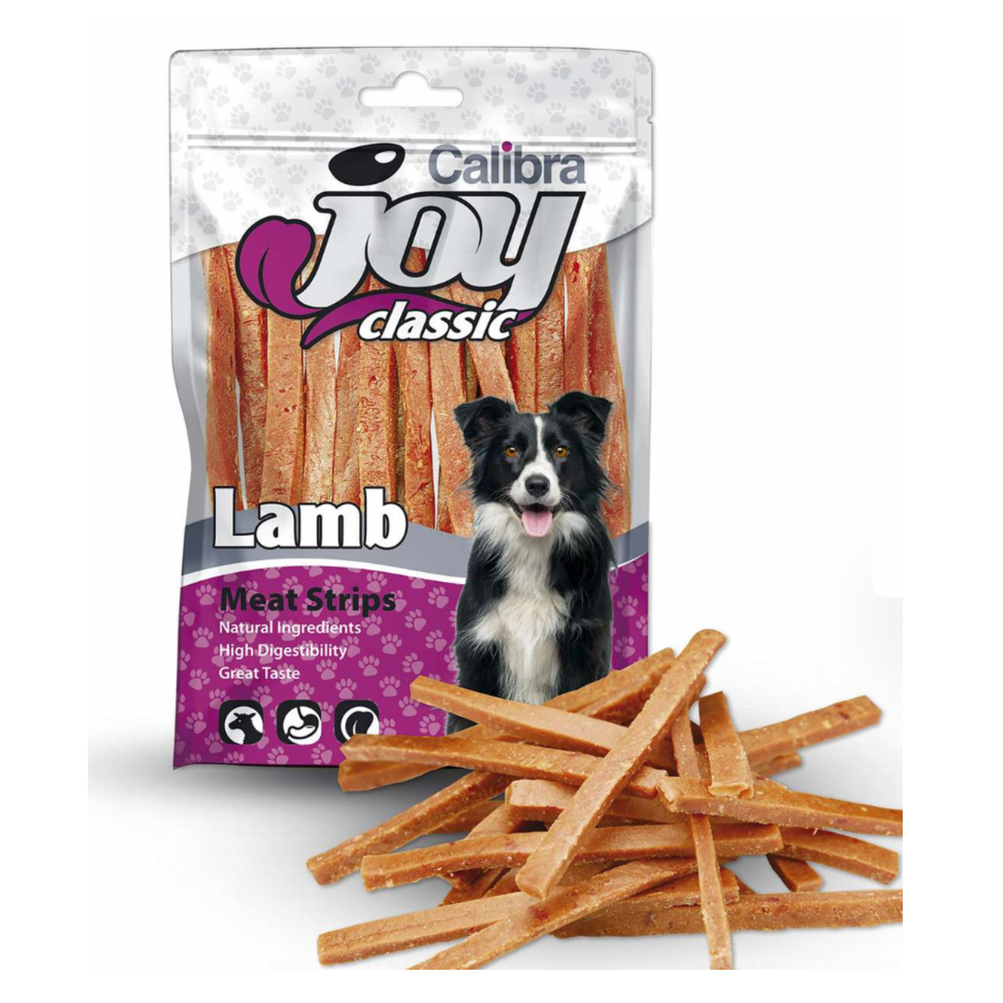 Calibra Joy Dog Classic Lammestrimler, 80 g.