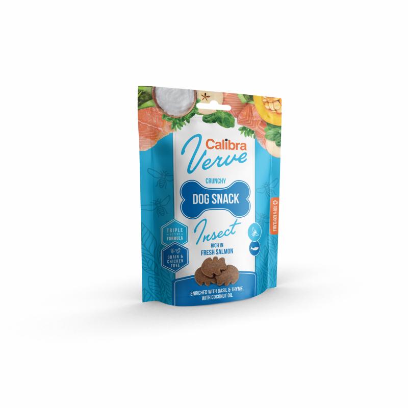 Calibra Dog Verve Crunchy Snack Insekt og laks