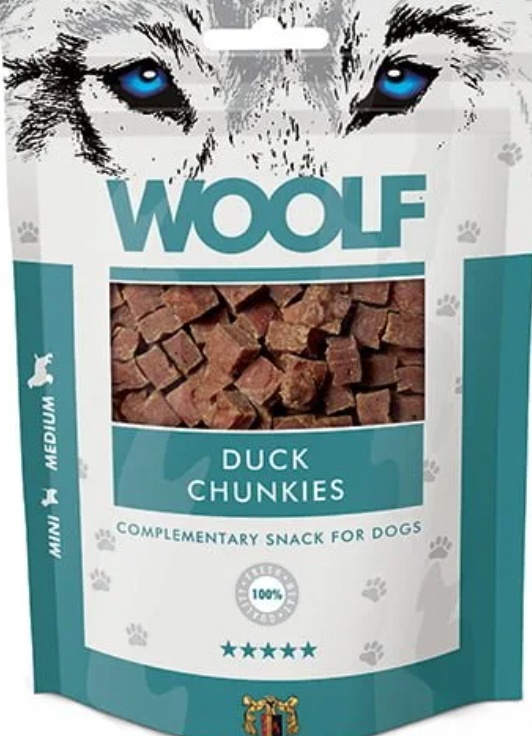 WOOLF DUCK CHUNKIES 100G