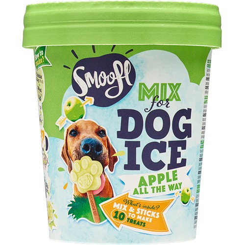 Smoofl Dog Ice Dog Ice Cream Mix med eple