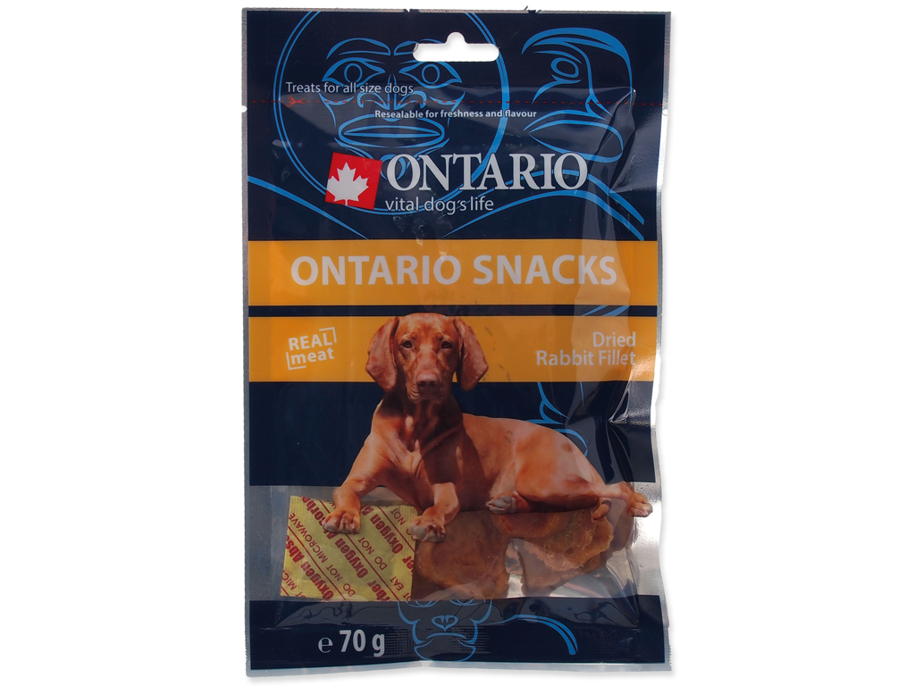 ONTARIO snack tørr kaninfilet 70g