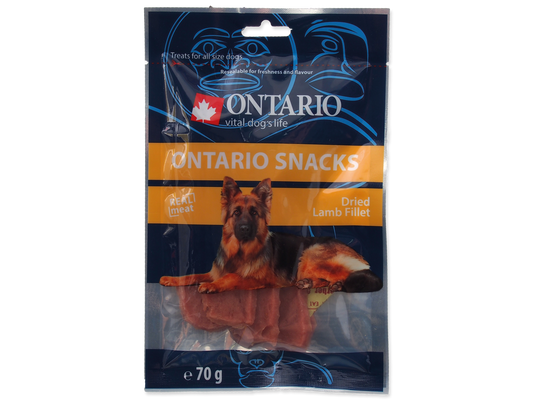 ONTARIO snack tørr lammefilet 70g