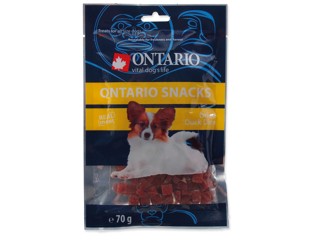 ONTARIO snack andterninger for små hunder 70g