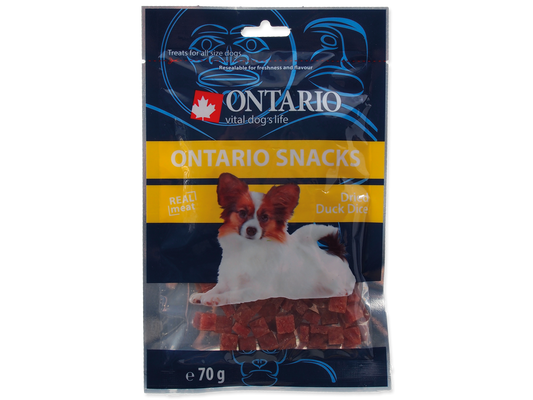 ONTARIO snack andterninger for små hunder 70g