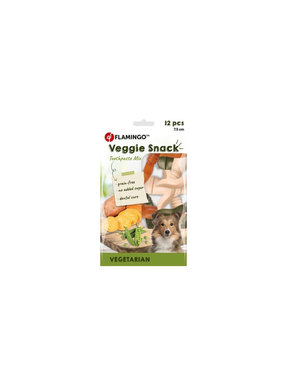 VEGGIE snackblanding 'tannkrem'