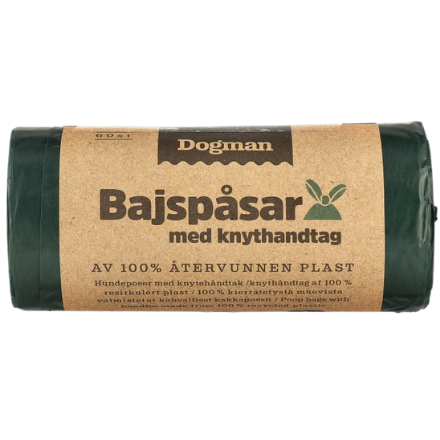 Dogman Dog poser 100% resirkulerbar plast