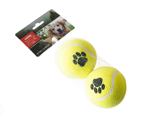 Active Canis Tennisball 8 cm, 2-pak