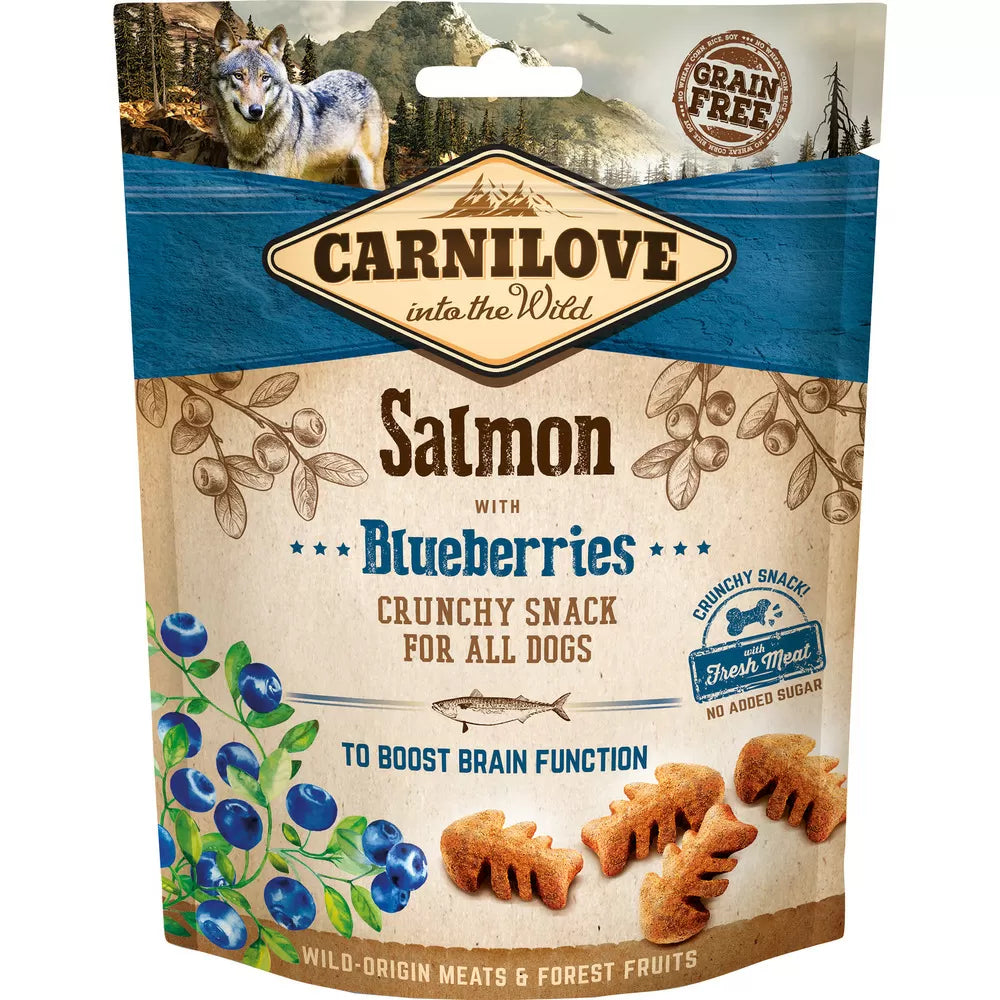 Carnilove Crunchy med laks og blåbær