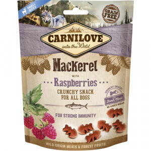 Carnilove Crunchy med makrell og bringebær